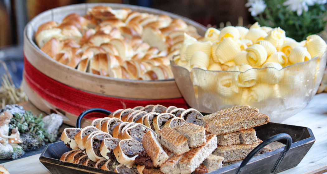 Zopf, Birabrot und Totabeinli. (© BBV) Zopf, Birabrot und Totabeinli.