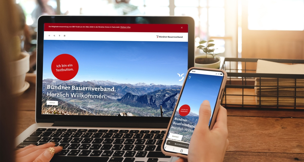 Mockup neue Webseite  Mockup neue Webseite