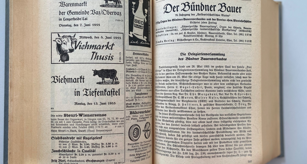 Einladung 175 Jahre Jubiläum Bündner Bauernverband