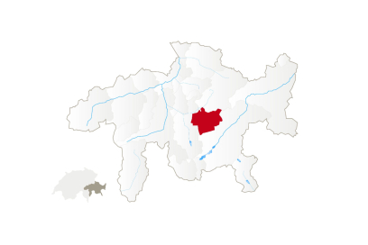 Karte Bergün Filisur (© Graubünden Ferien) Karte Bergün Filisur