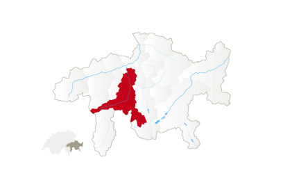 Karte Viamala (© Graubünden Ferien) Karte Viamala
