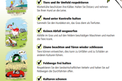 Stadt und Land Hand in Hand