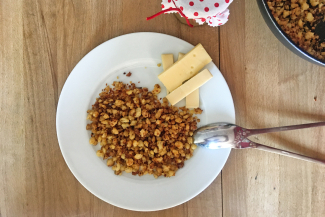 Maluns mit Bündner Alpkäse