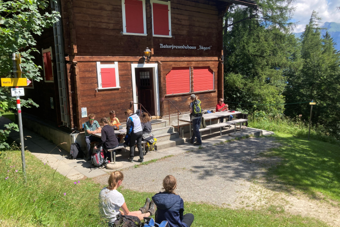 Teamausflug Naturfreundehaus Jägeri (© Bündner Bauernverband) Teamausflug Naturfreundehaus Jägeri